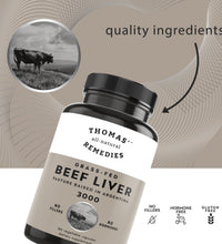 Beef liver (180 Capsule) Grass-Fed