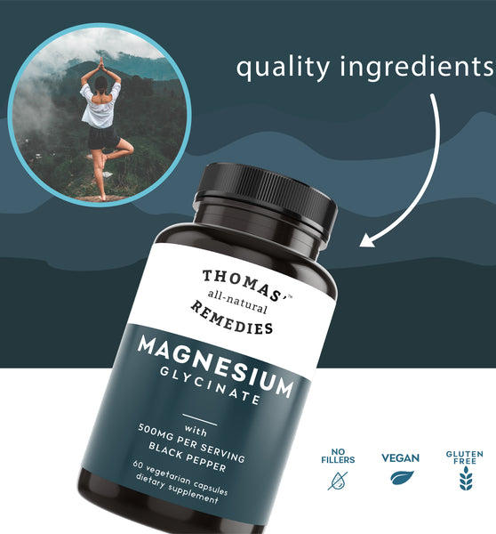 Magnesium Glycinate (60 Capsules)